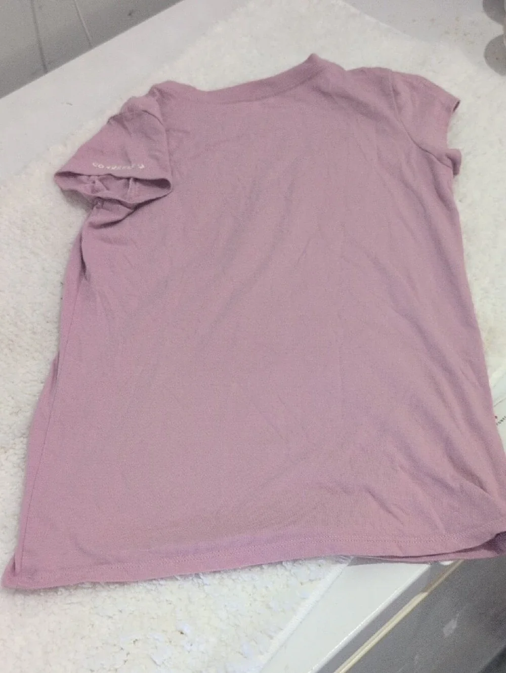 Converse Lavender Graphic Short Sleeve Tee